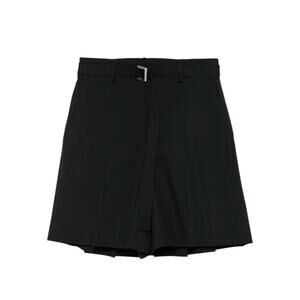 $1,015 Tailored pleated belted shorts